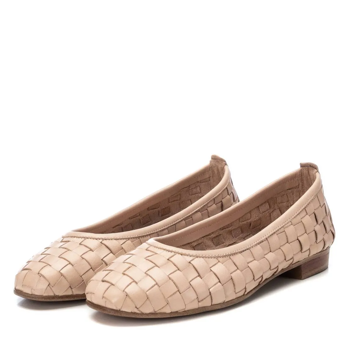 Carmela Leather Collection Women's Braided Flats By XTI