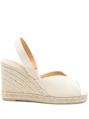 Castaner Women's Flat Shoes ivory