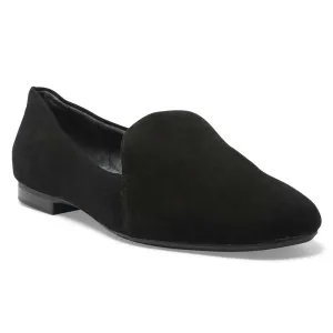 Castle Flat in Black Suede