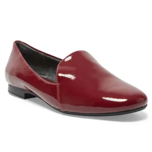 Castle Flat in Wine Crinkle Patent Patent