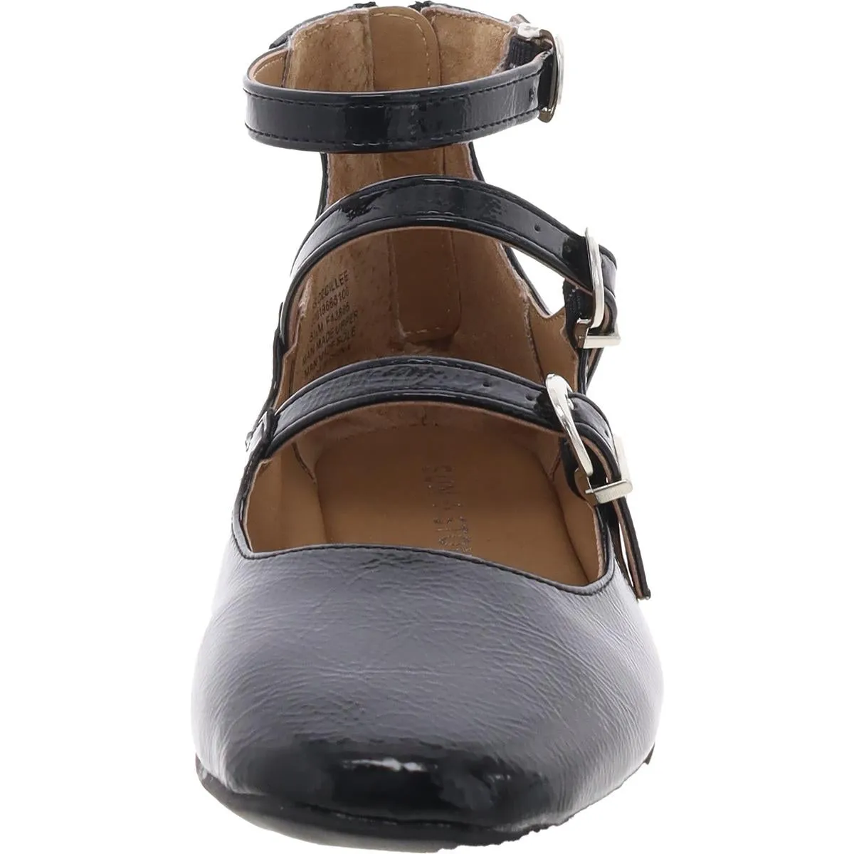 CECILLEE Womens Buckle Man Made Mary Janes
