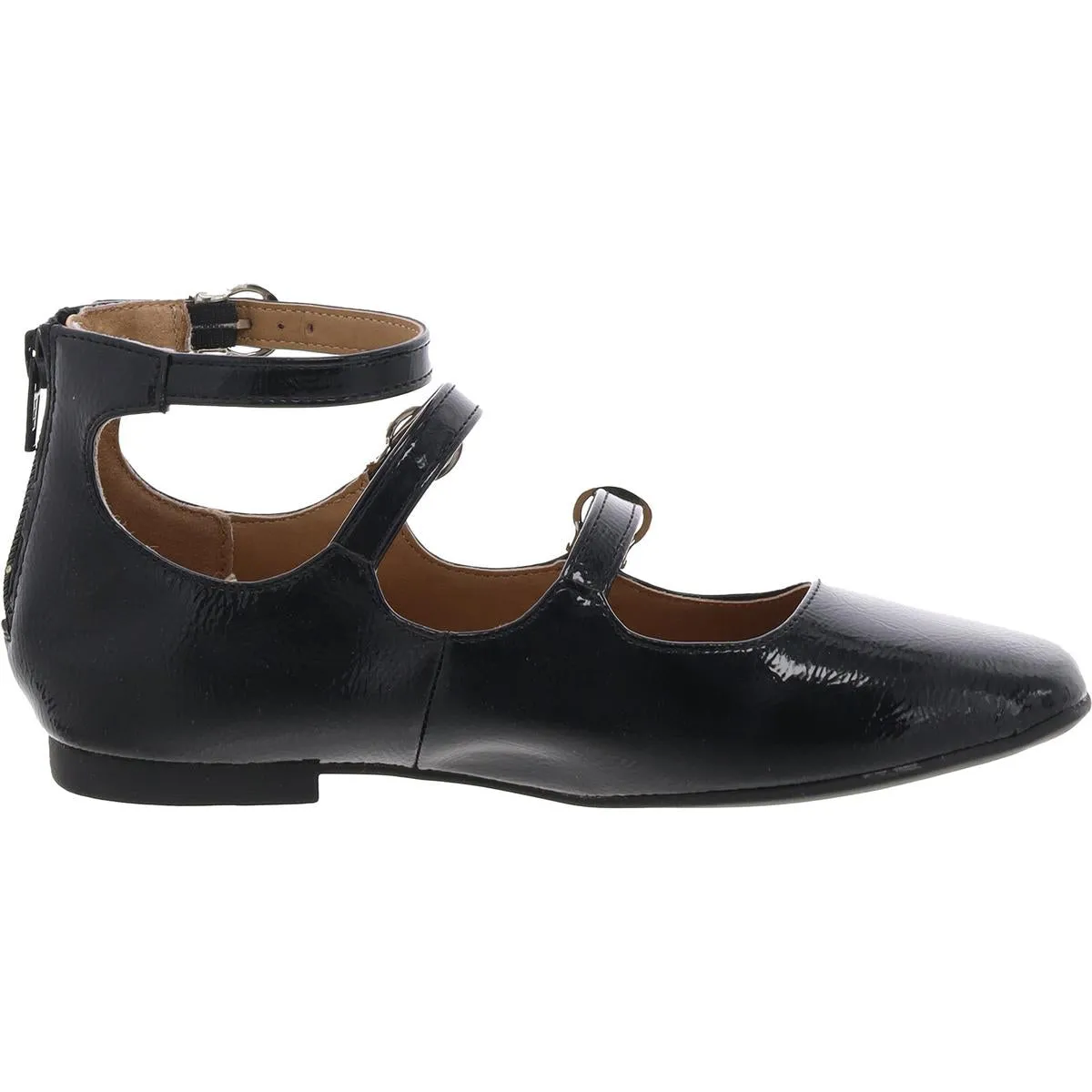 CECILLEE Womens Buckle Man Made Mary Janes