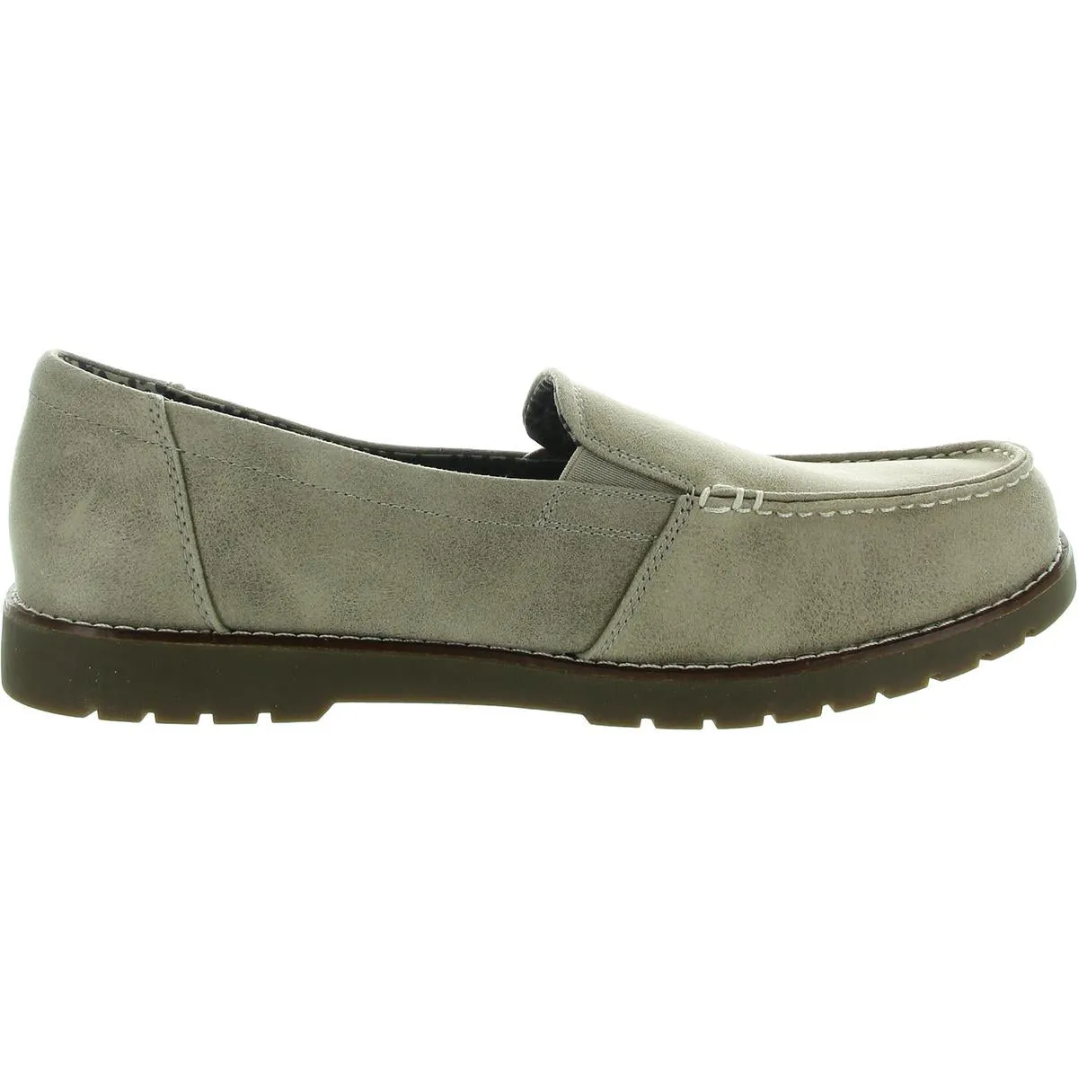 Chill Lugs- Central Look Womens Padded Insole Faux Leather Loafers