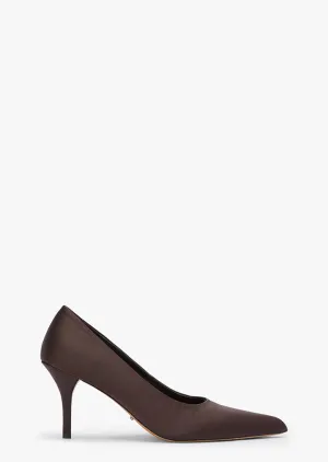 Chloe Choc Satin