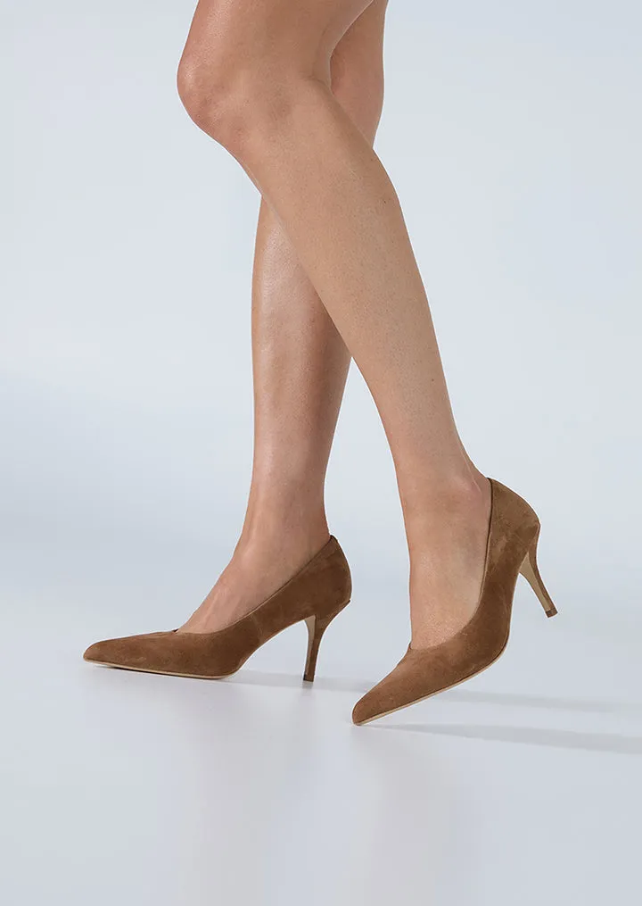 Chloe Taupe Suede