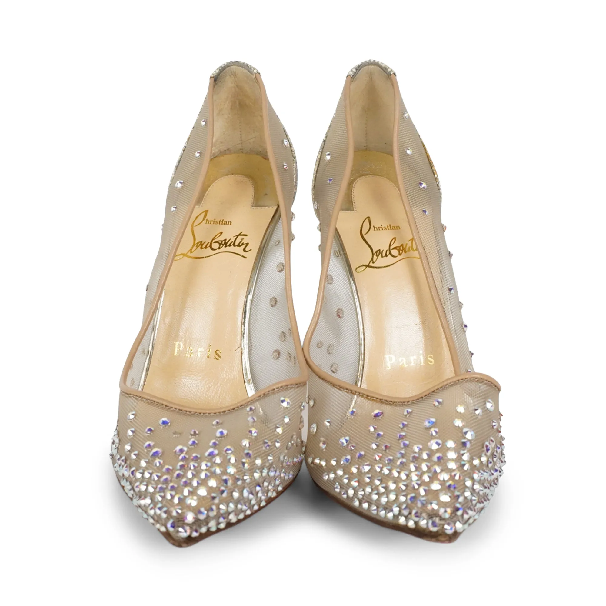 Christian Louboutin 'Follies Strass' Heels - Women's 34.5