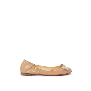 Christian Louboutin Patent Leather Flat Women's Shoe