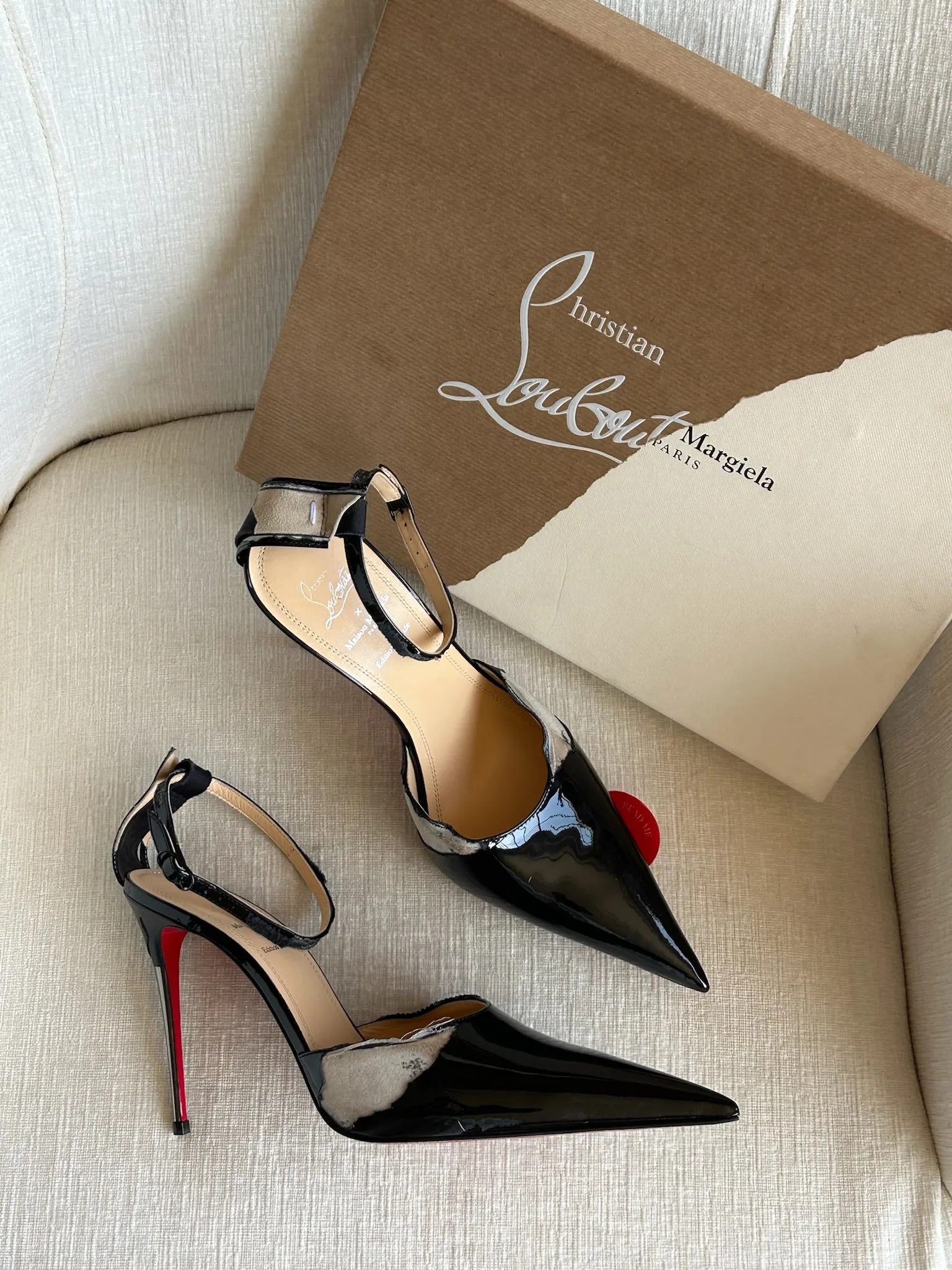 Christian Louboutin x Margiela 'Bilougiela 25' Heels - Women's 38.5