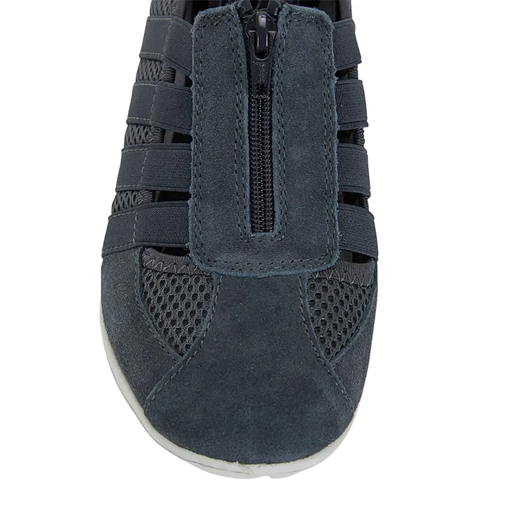 Christina Sneaker in Charcoal