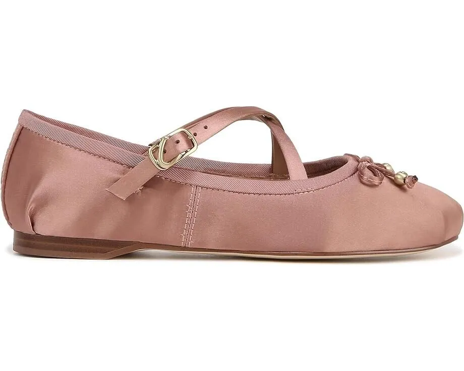Circus NY by Sam Edelman Zuri Ballet Flats Women's 9.5 Brown Cross Strap KHD1143