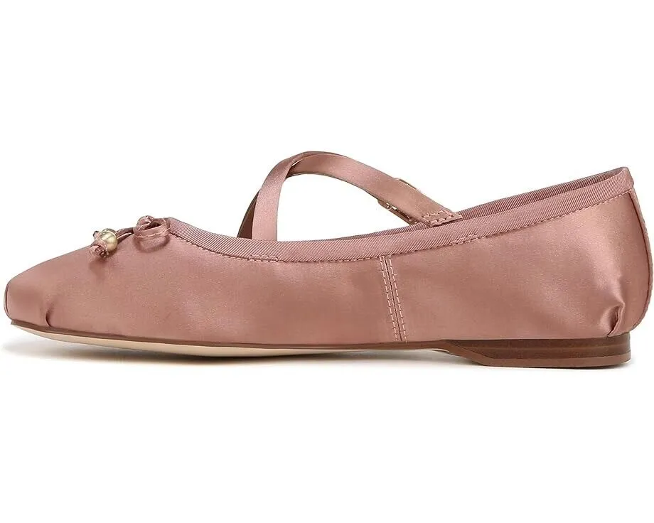 Circus NY by Sam Edelman Zuri Ballet Flats Women's 9.5 Brown Cross Strap KHD1143