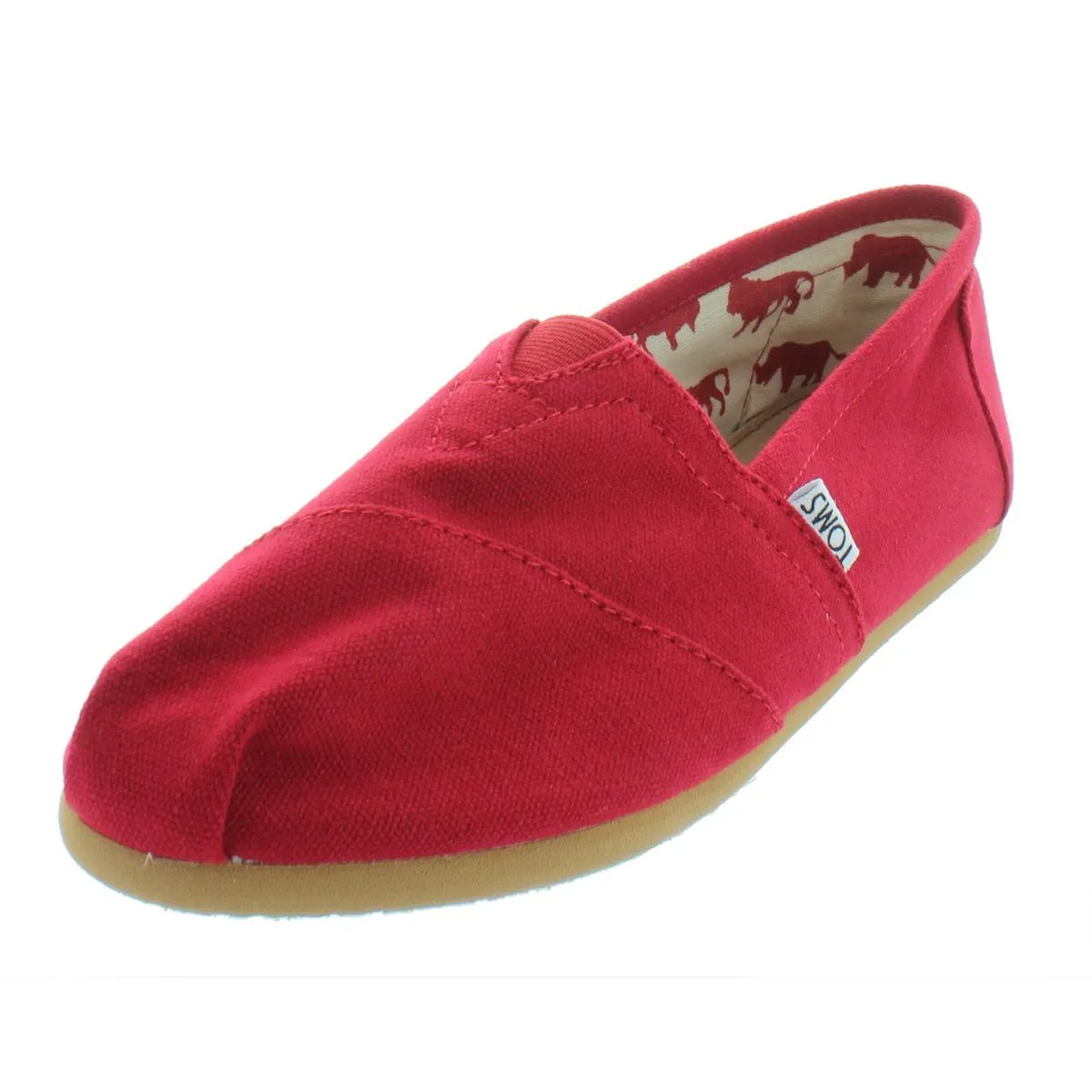 Classics Womens Canvas Slip On Slip-On Sneakers