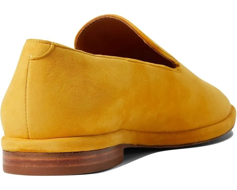 Clergerie Olympia8 Loafers Women's Euro 38 Amber Leather Square Toe Shoes KHD990