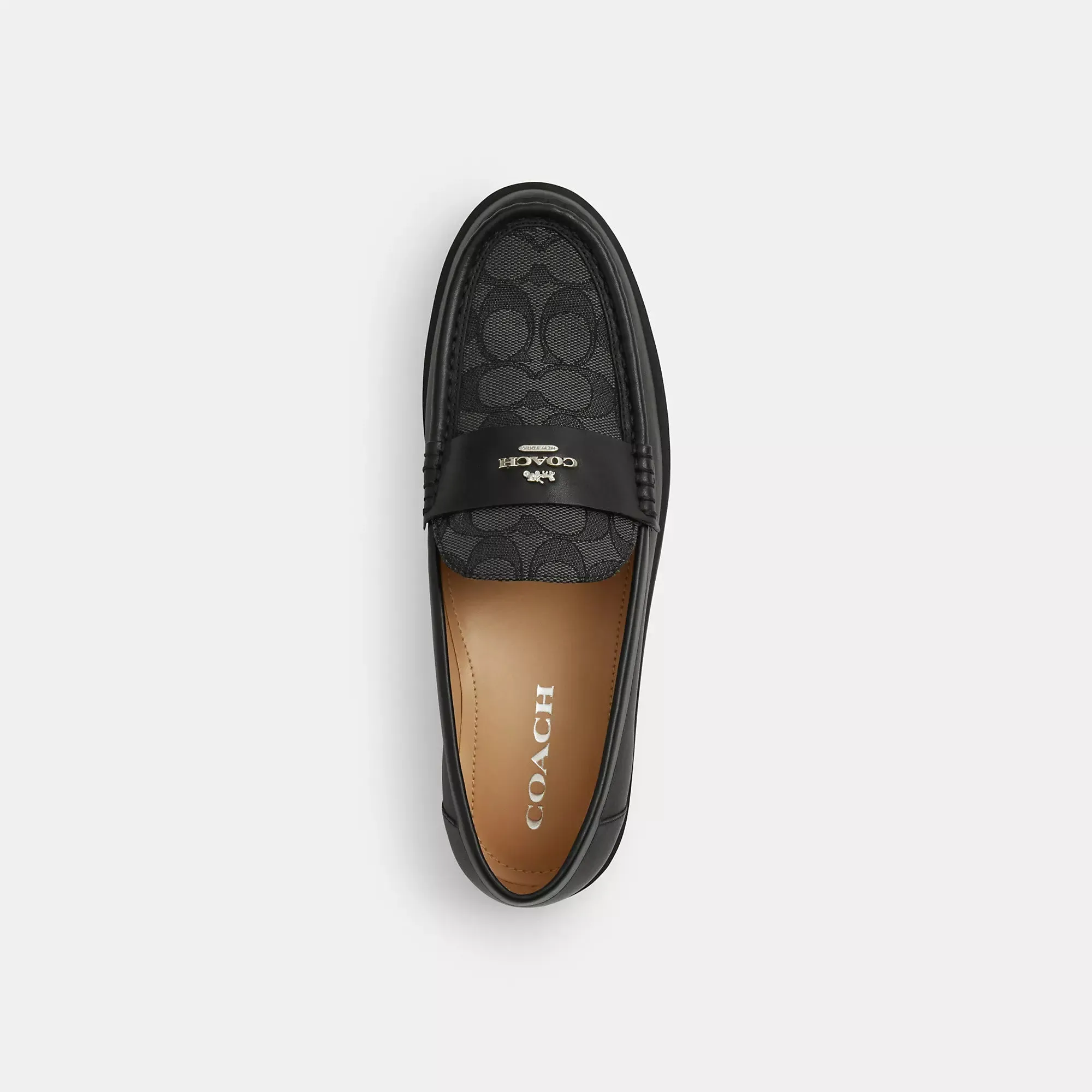 Coach Outlet Janie Loafer In Signature Jacquard