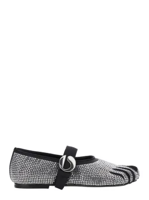 Colette' Multicolor Ballet Flats With Five-Toe Design