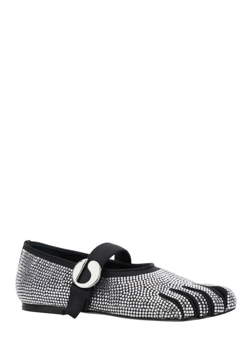 Colette' Multicolor Ballet Flats With Five-Toe Design