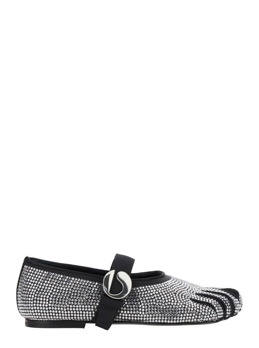 Colette' Multicolor Ballet Flats With Five-Toe Design