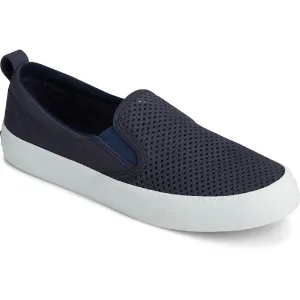 Crest Twin Gore Womens Suede Slip On Casual and Fashion Sneakers