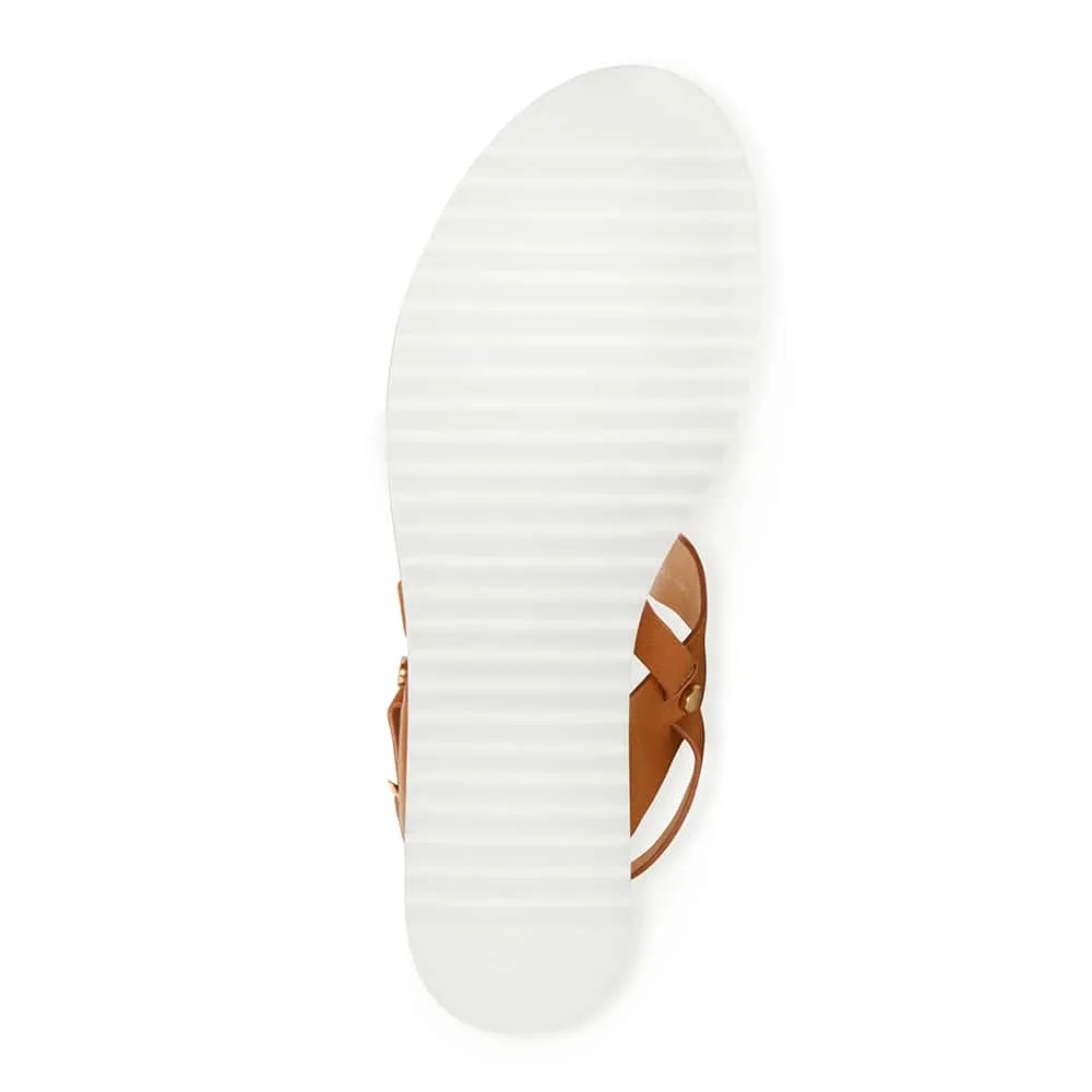 Dayton Heel in Tan Smooth