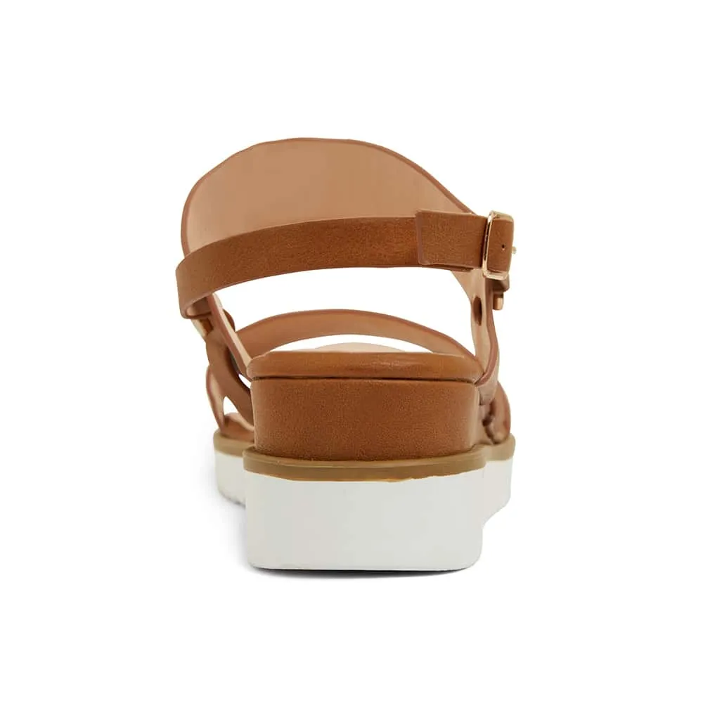 Dayton Heel in Tan Smooth