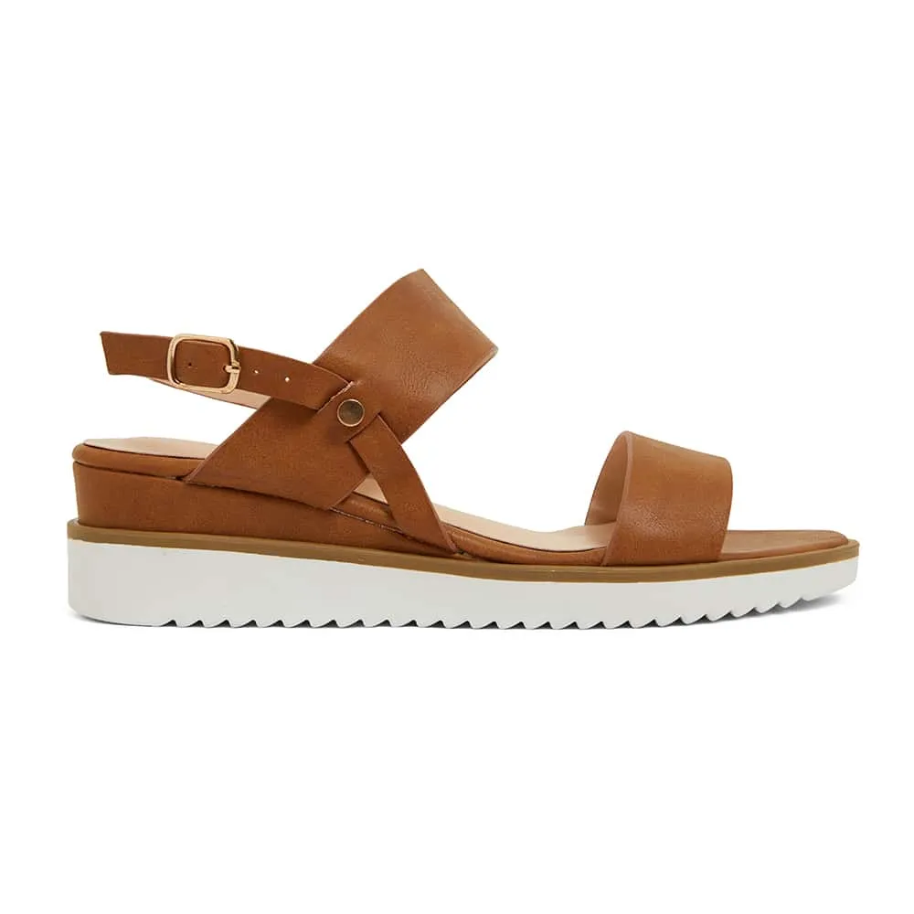 Dayton Heel in Tan Smooth