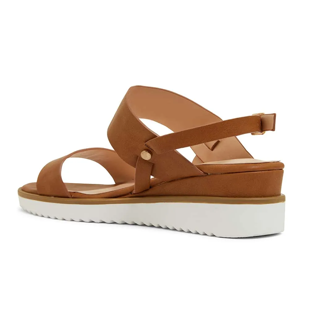 Dayton Heel in Tan Smooth