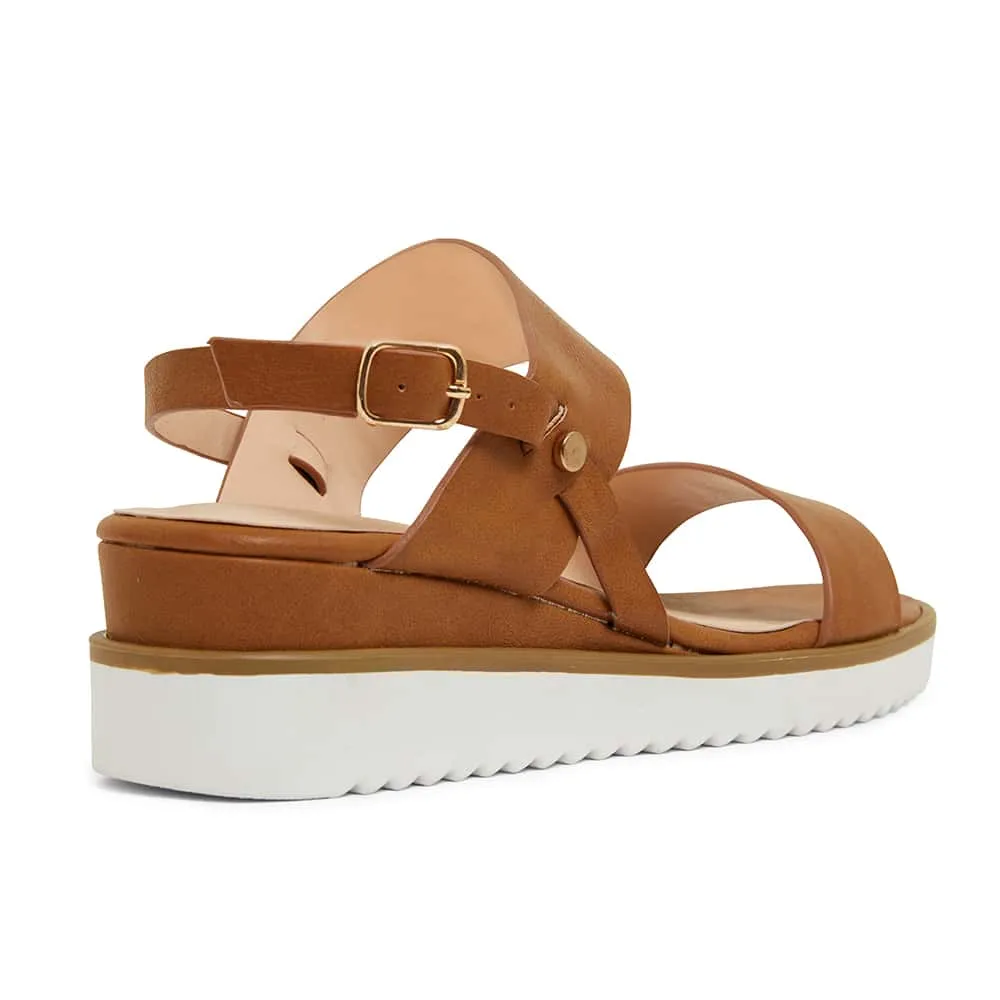 Dayton Heel in Tan Smooth