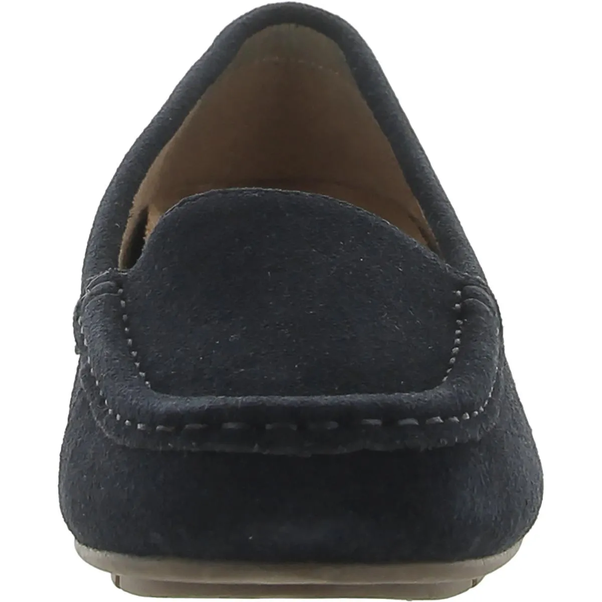 Debbie Womens Leather Slip On Moccasins