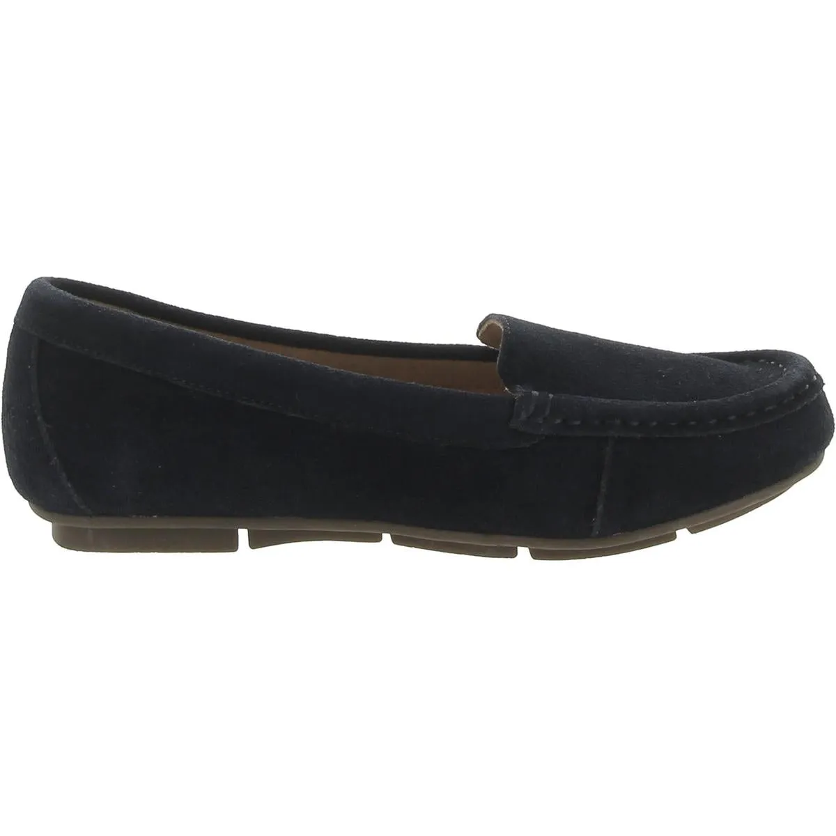 Debbie Womens Leather Slip On Moccasins