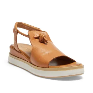 Deja Heel in Cognac Leather