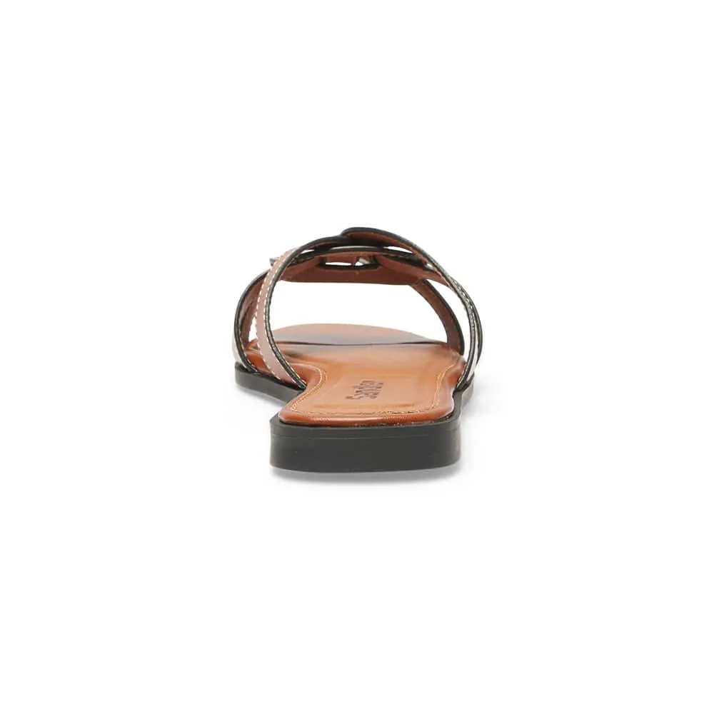 Demi Slide in Tan Smooth