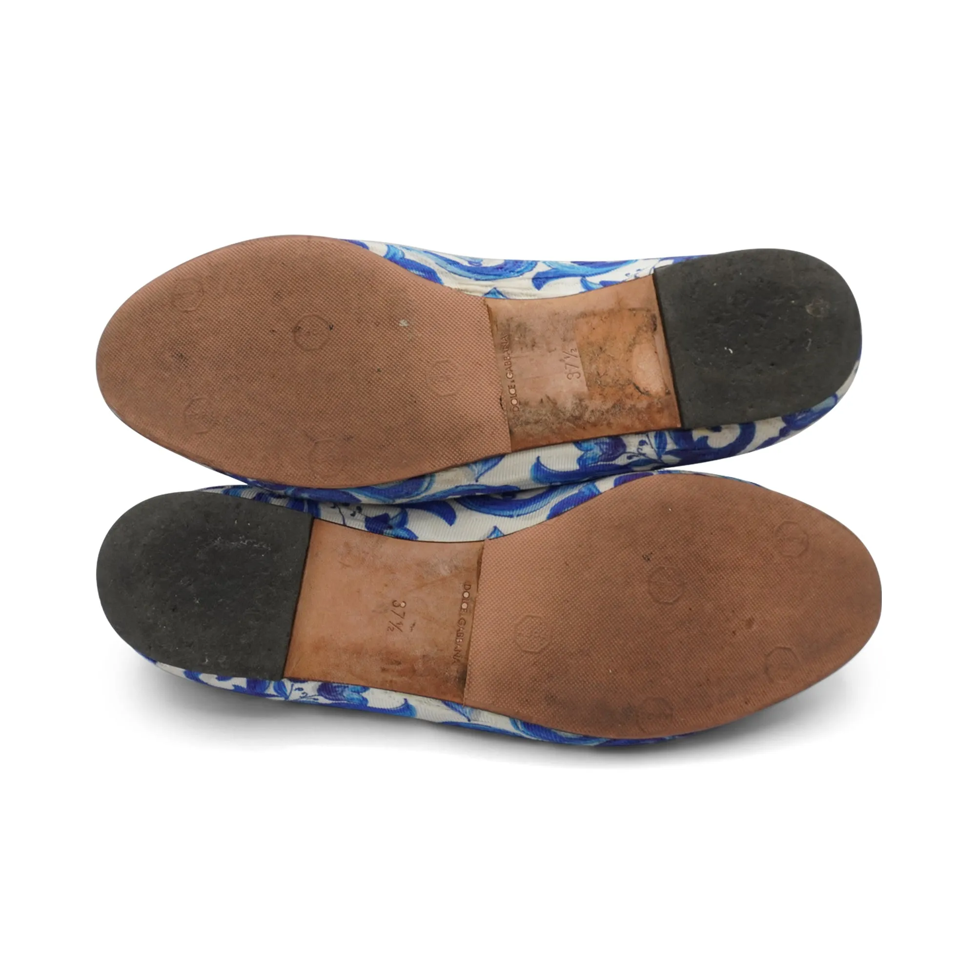 Dolce & Gabbana 'Majolica Tile' Flats - Women's 37.5