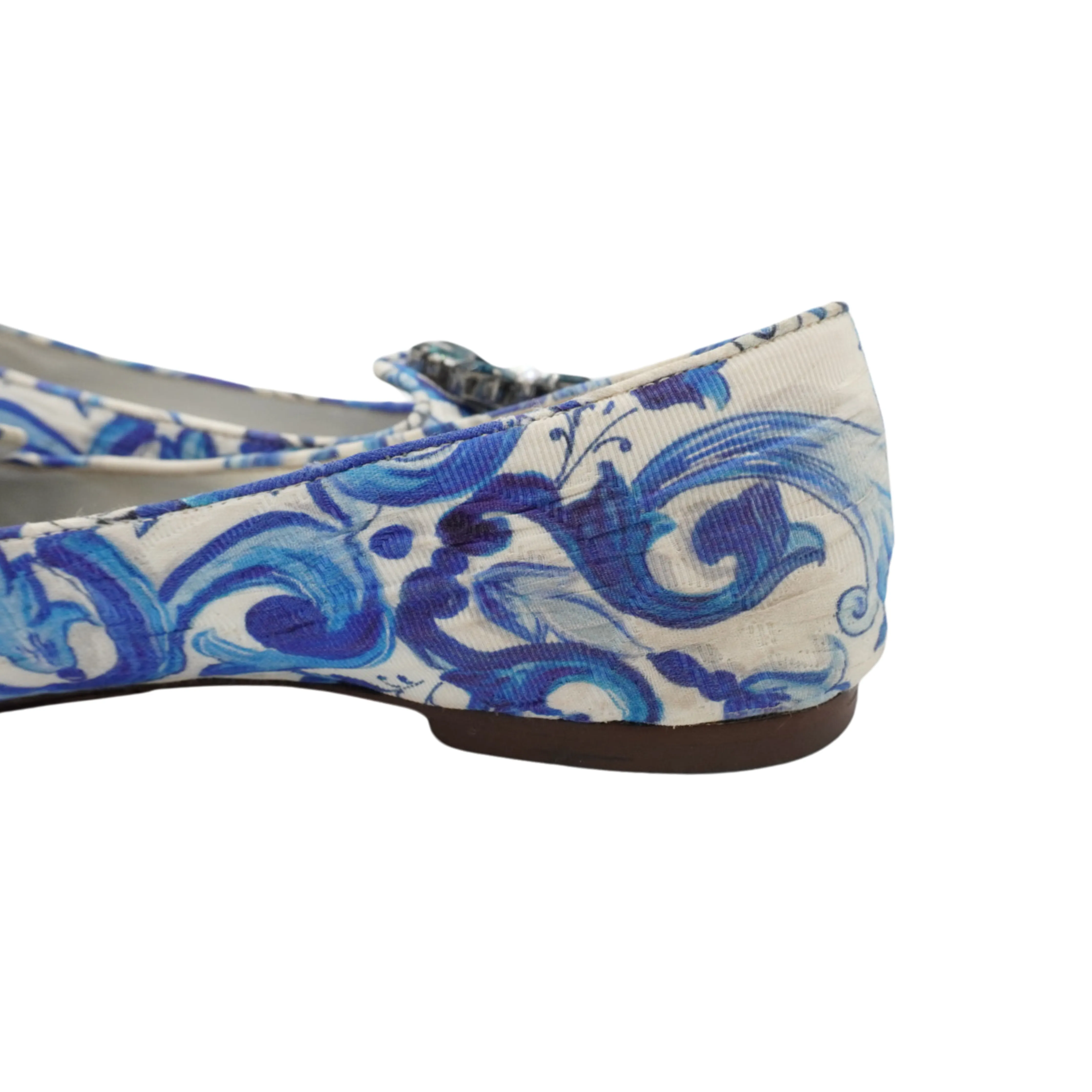 Dolce & Gabbana 'Majolica Tile' Flats - Women's 37.5