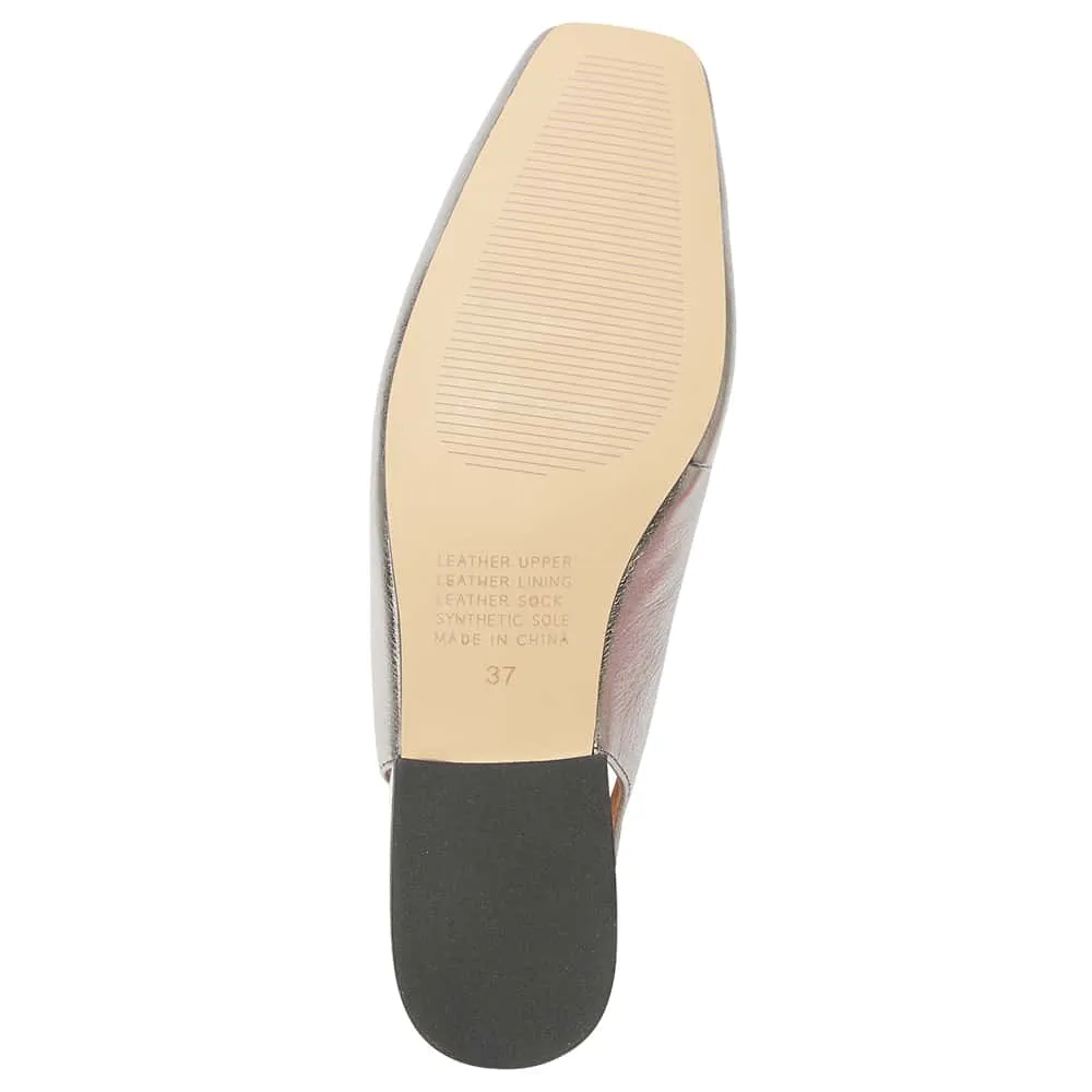 Domino Loafer in Pewter Leather