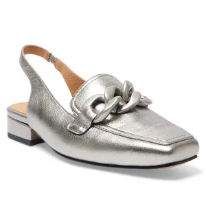 Domino Loafer in Pewter Leather