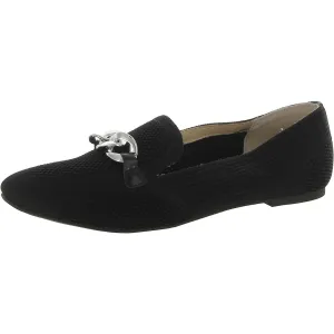Donnie Womens Knit Slip-On Loafers