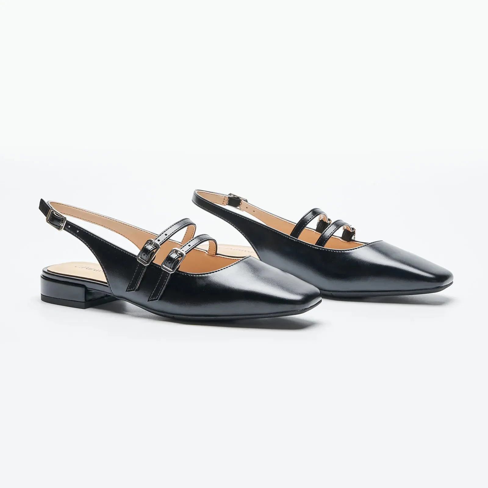 Double-Straps Slingback Mary Jane (Alyssa S