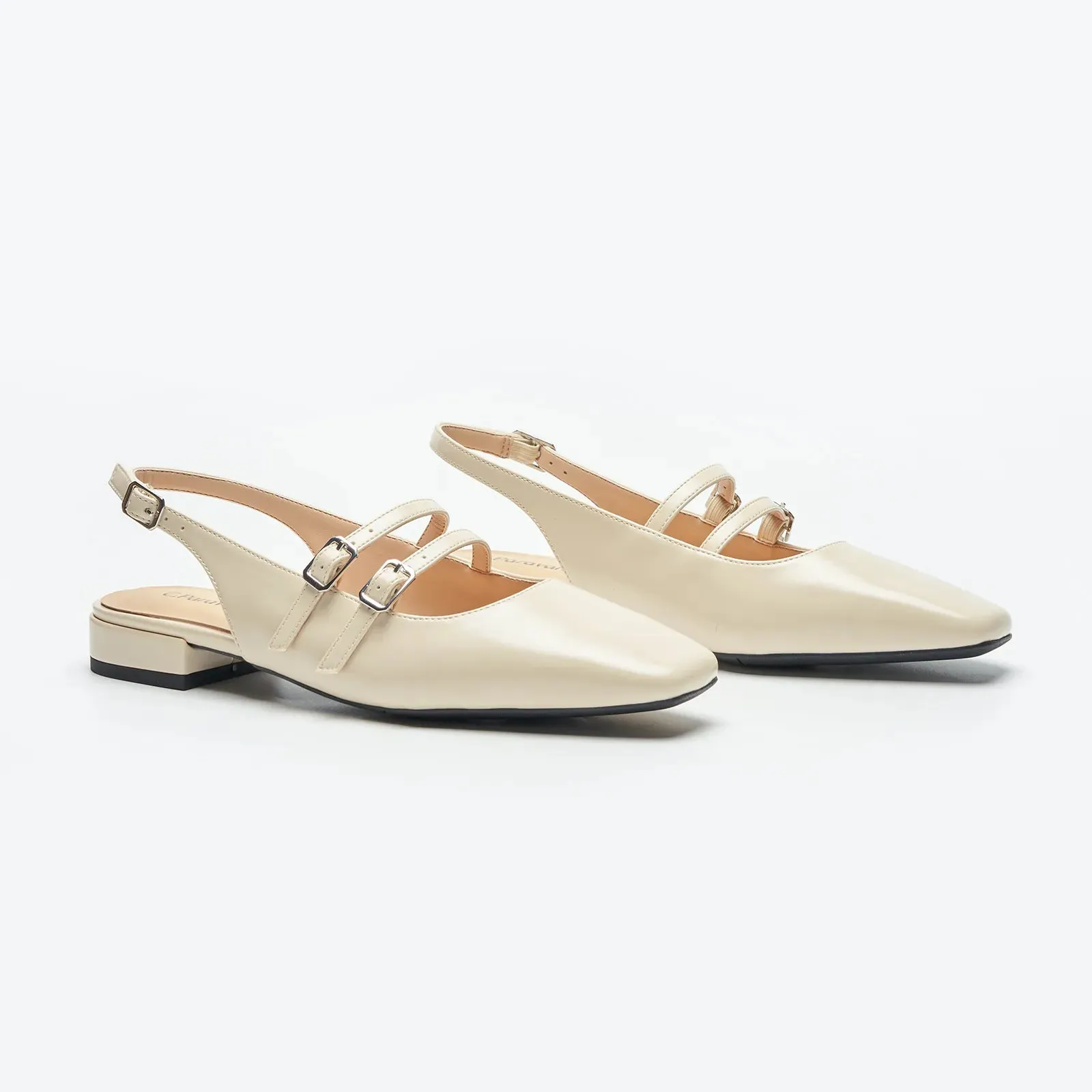 Double-Straps Slingback Mary Jane (Alyssa S
