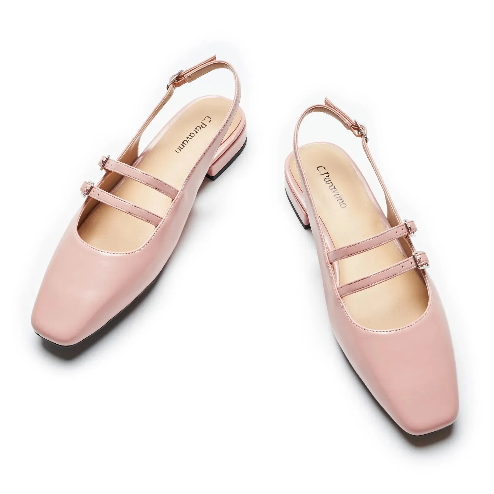 Double-Straps Slingback Mary Jane (Alyssa S