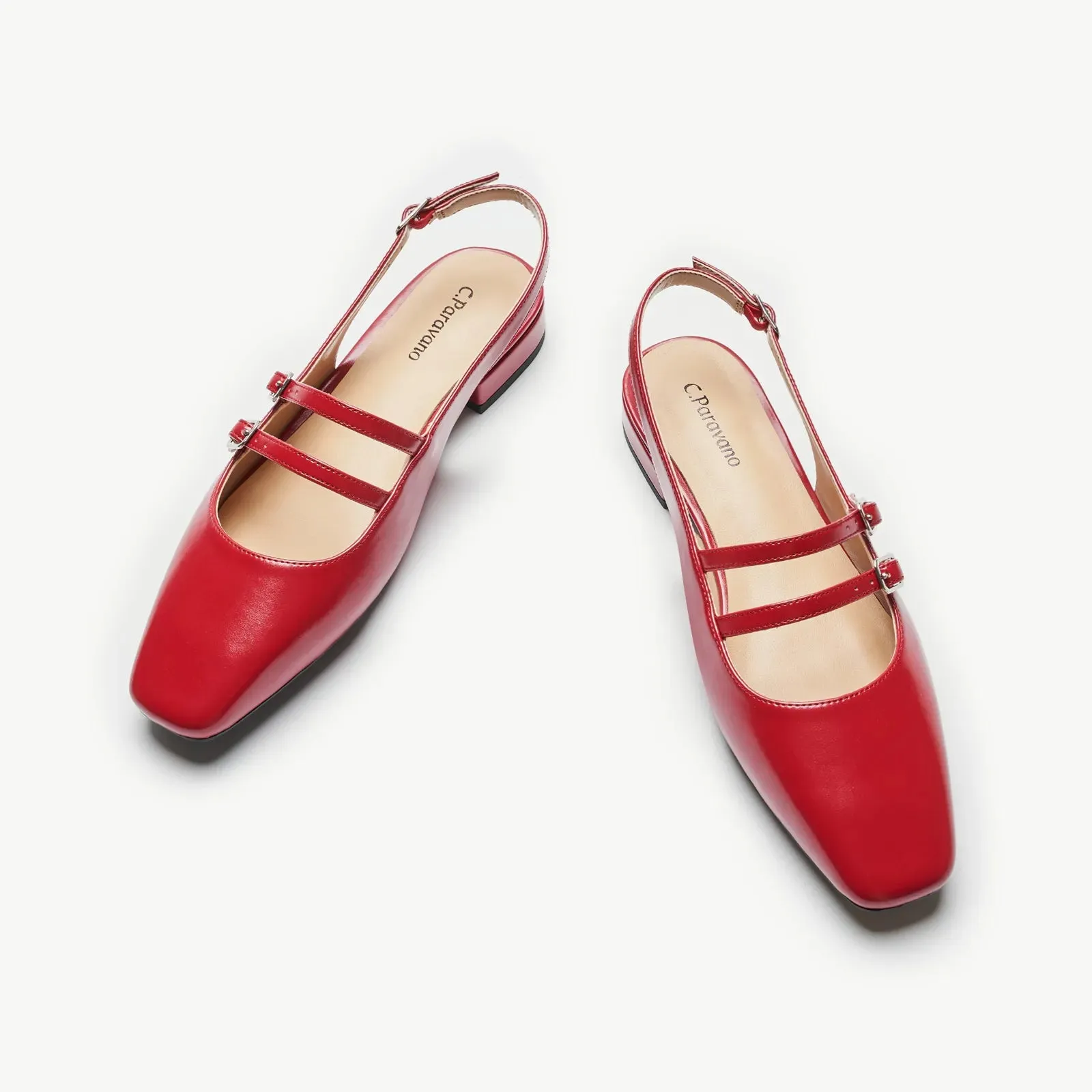 Double-Straps Slingback Mary Jane (Alyssa S