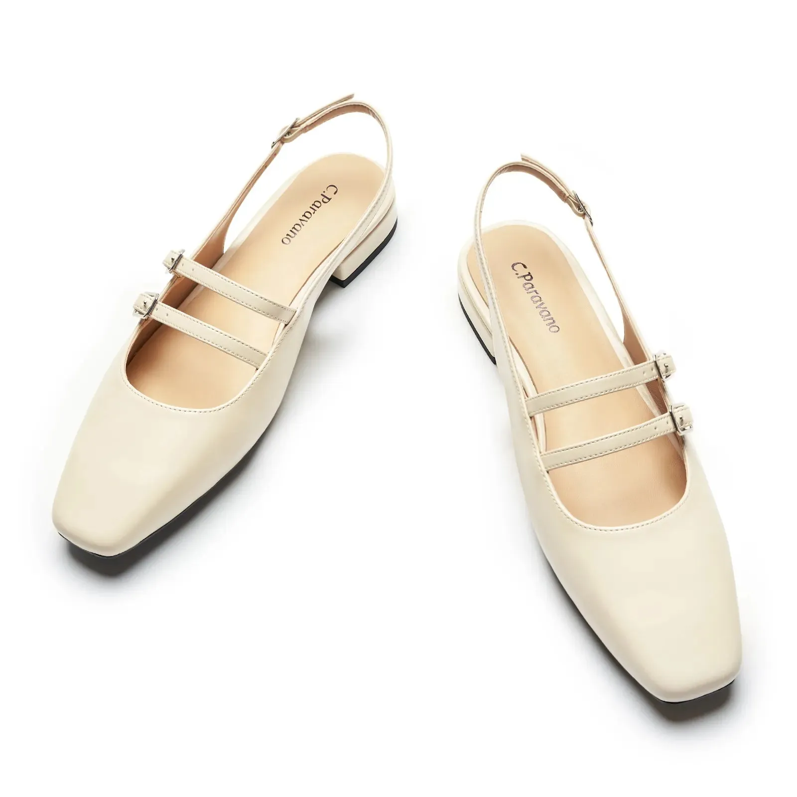 Double-Straps Slingback Mary Jane (Alyssa S