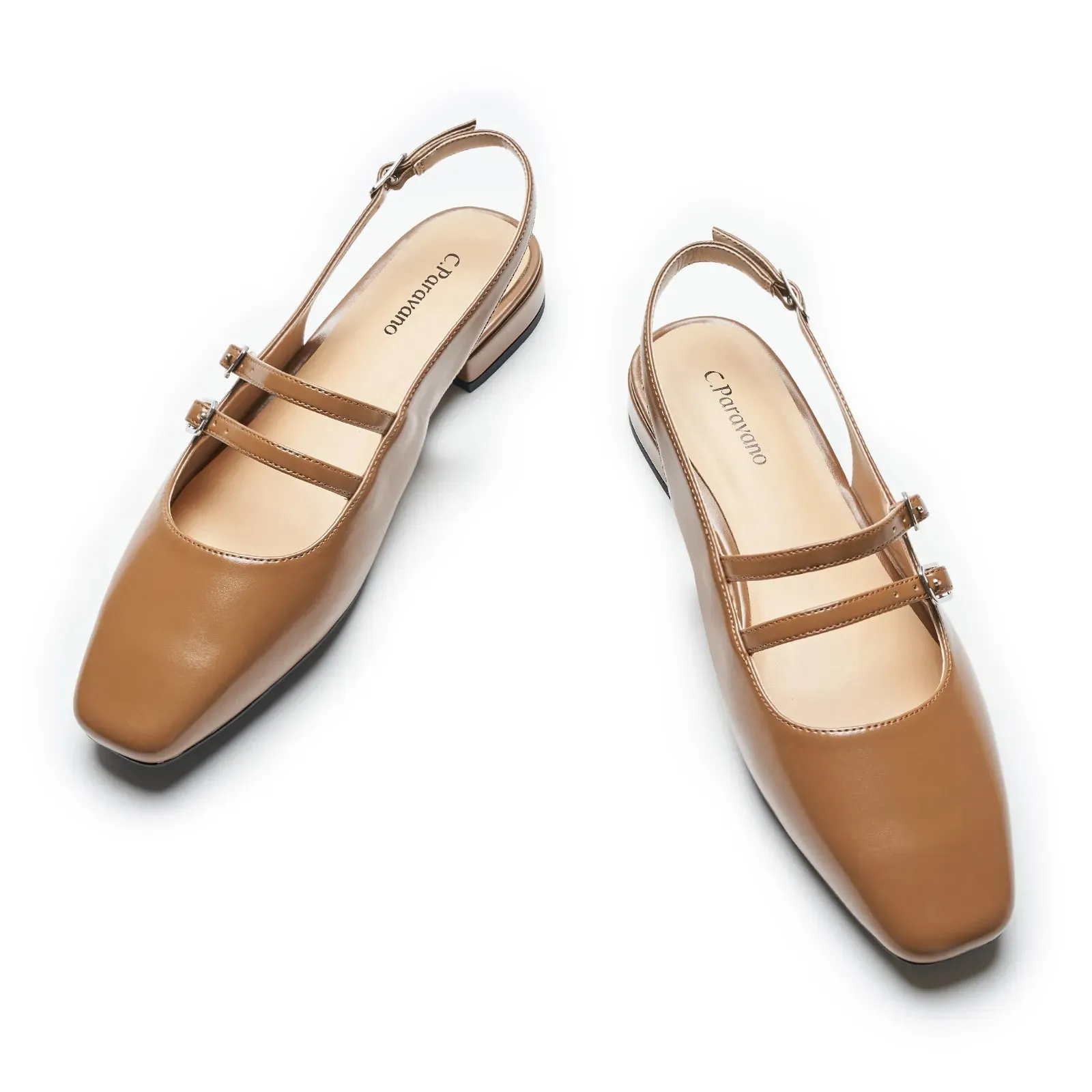 Double-Straps Slingback Mary Jane (Alyssa S