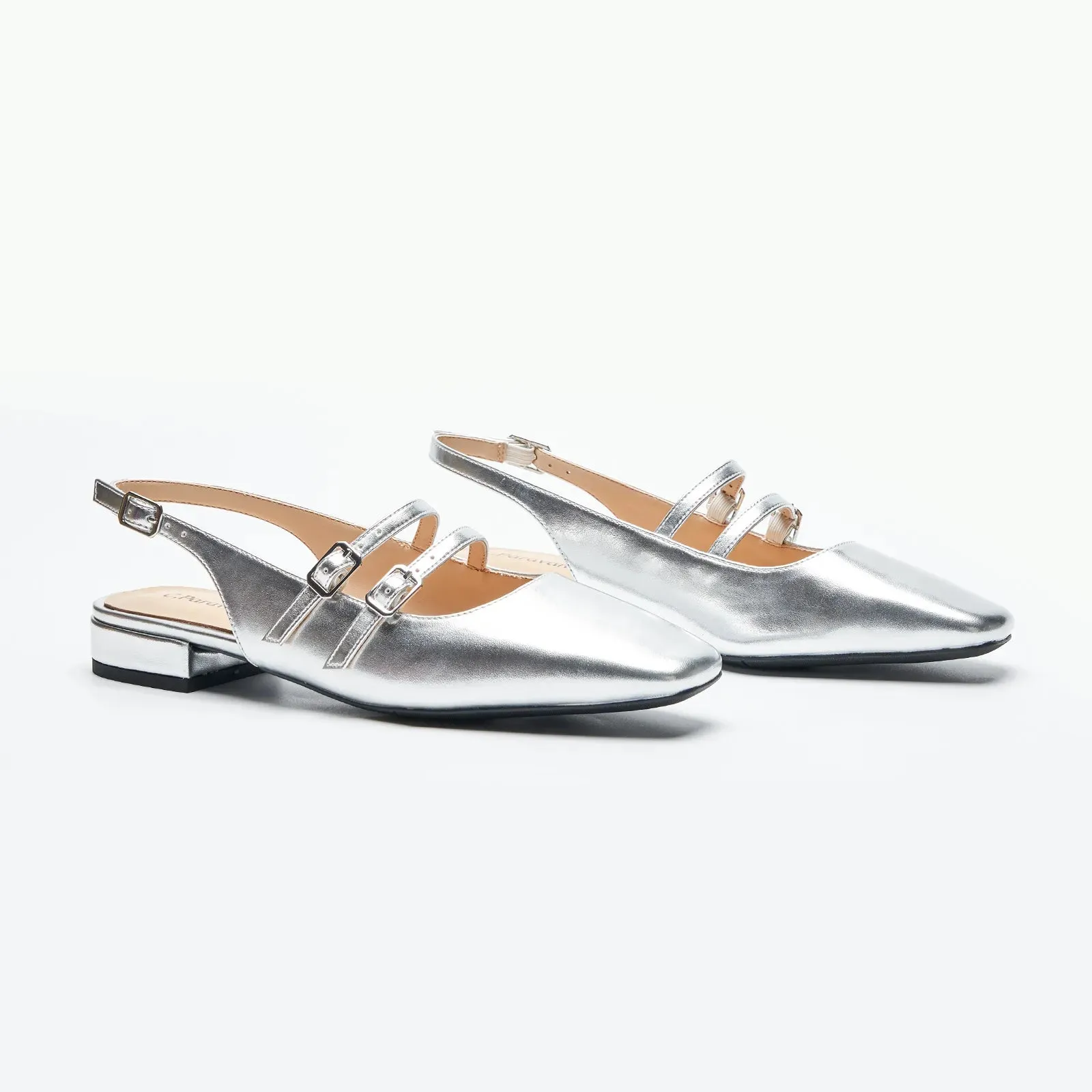 Double-Straps Slingback Mary Jane (Alyssa S