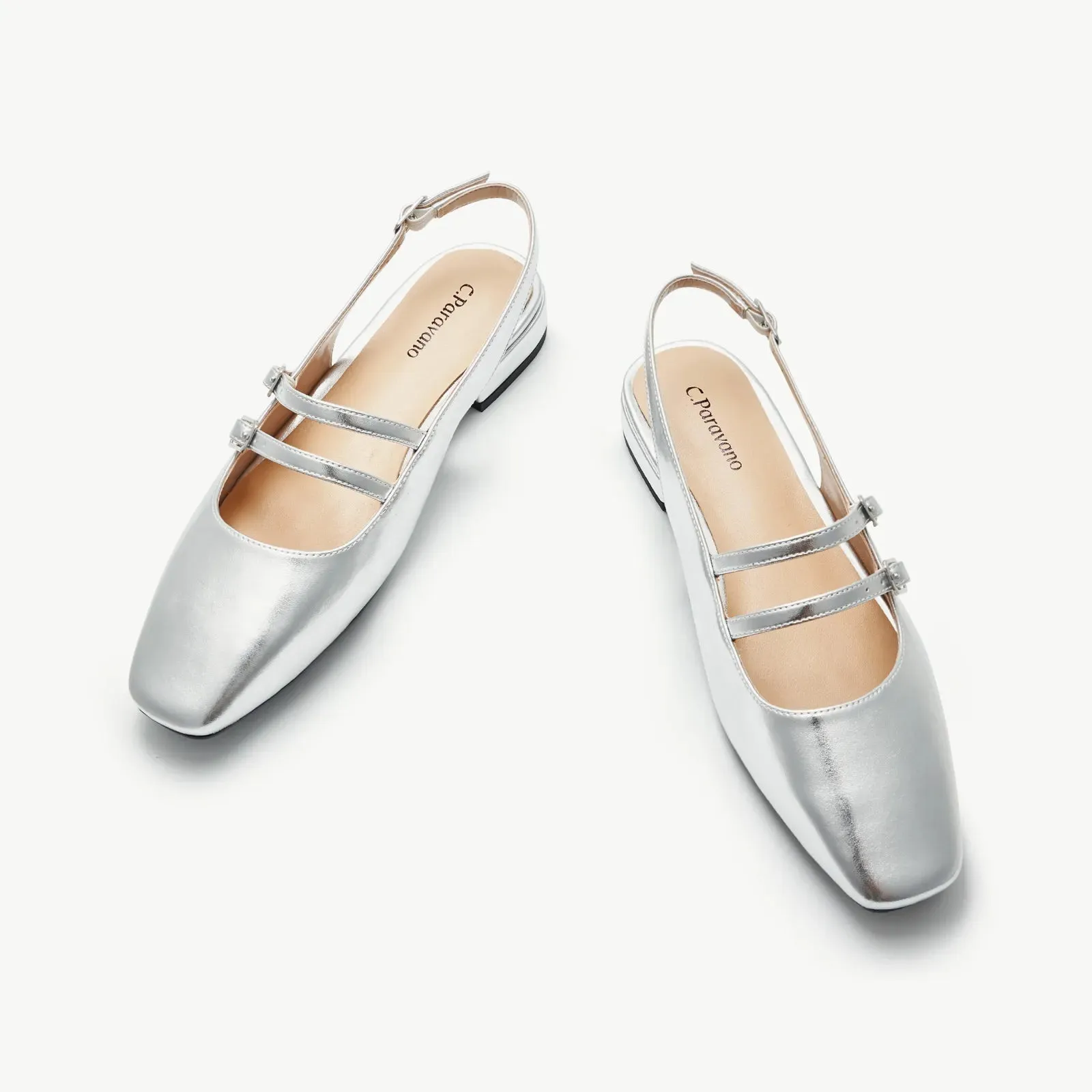Double-Straps Slingback Mary Jane (Alyssa S