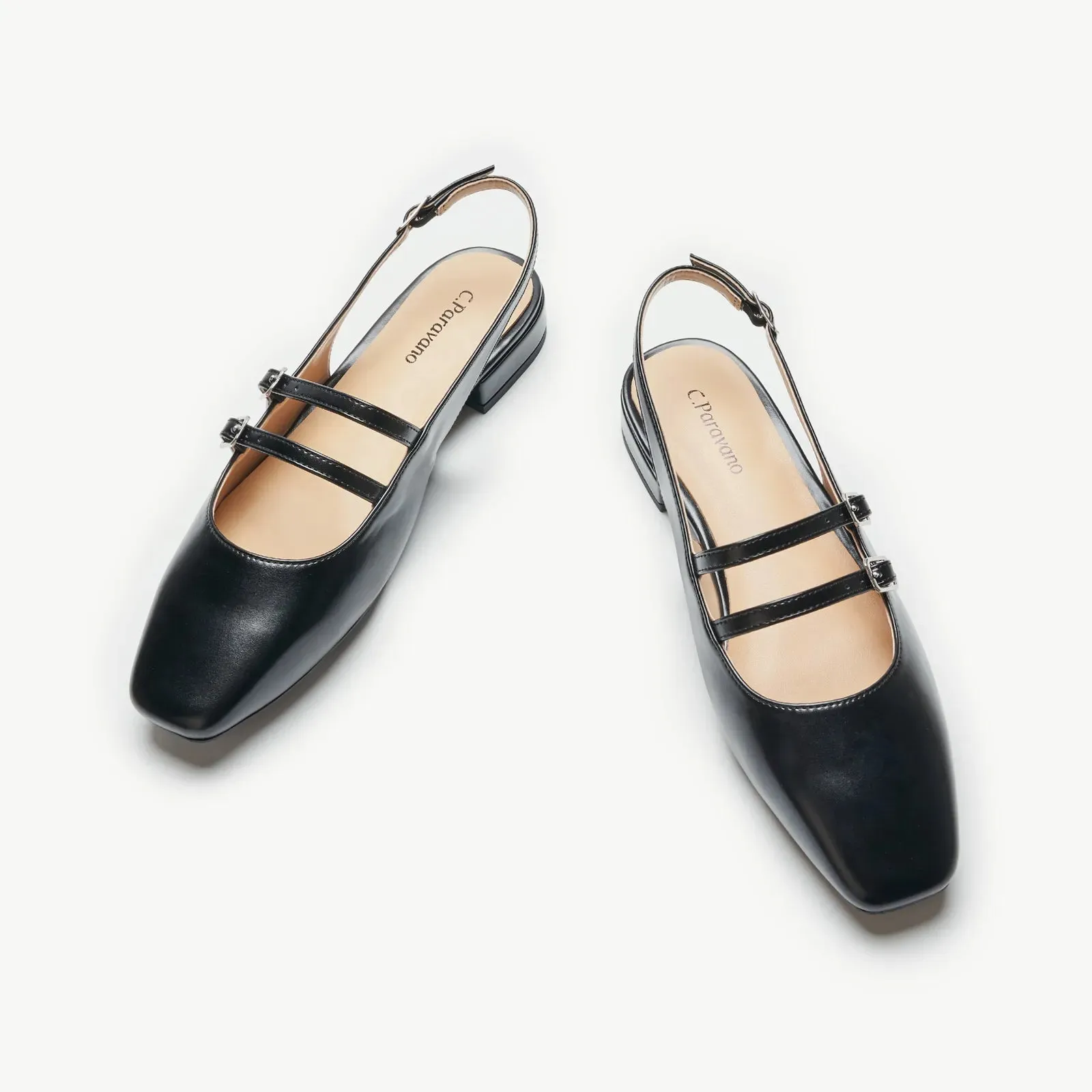 Double-Straps Slingback Mary Jane (Alyssa S