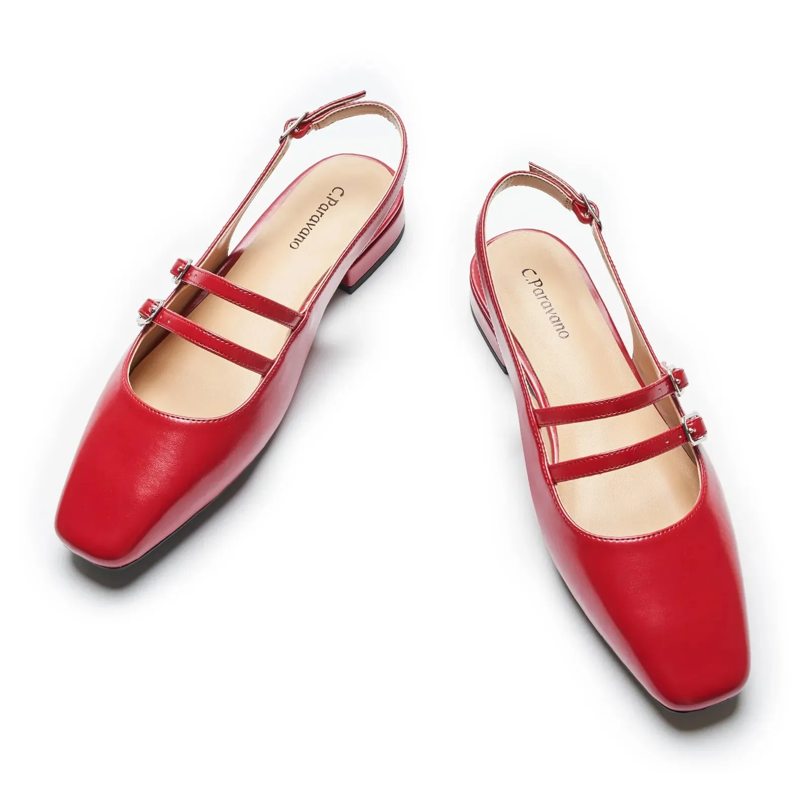 Double-Straps Slingback Mary Jane (Alyssa S