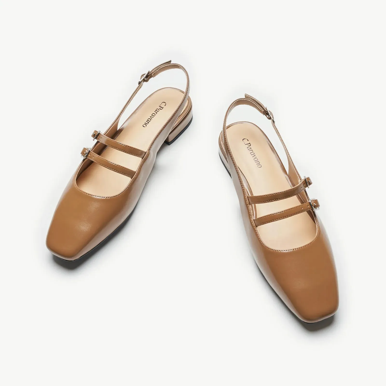 Double-Straps Slingback Mary Jane (Alyssa S