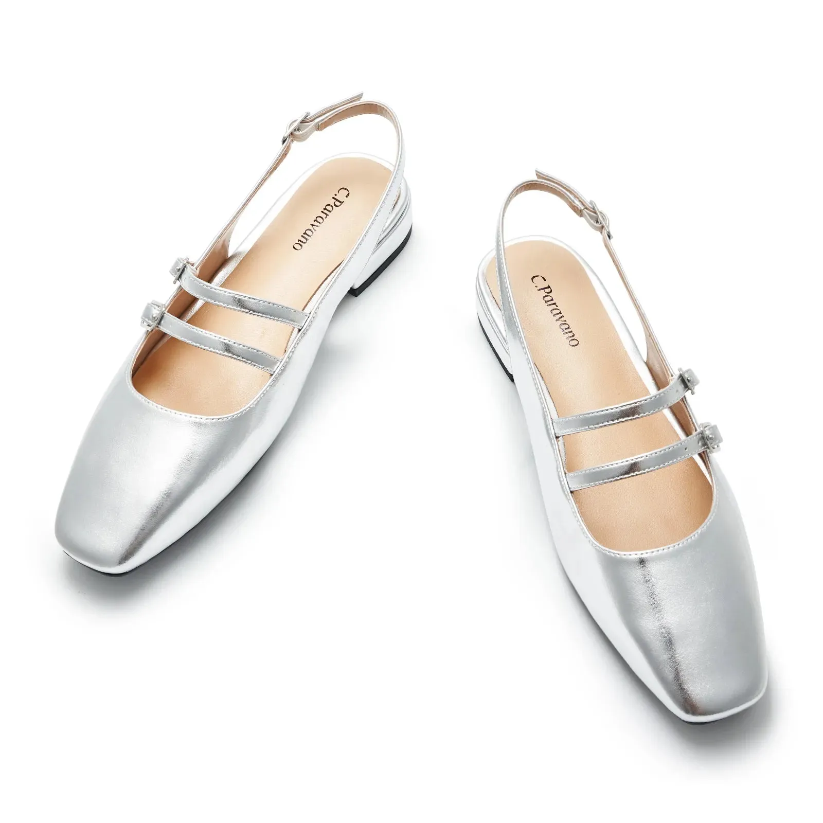 Double-Straps Slingback Mary Jane (Alyssa S