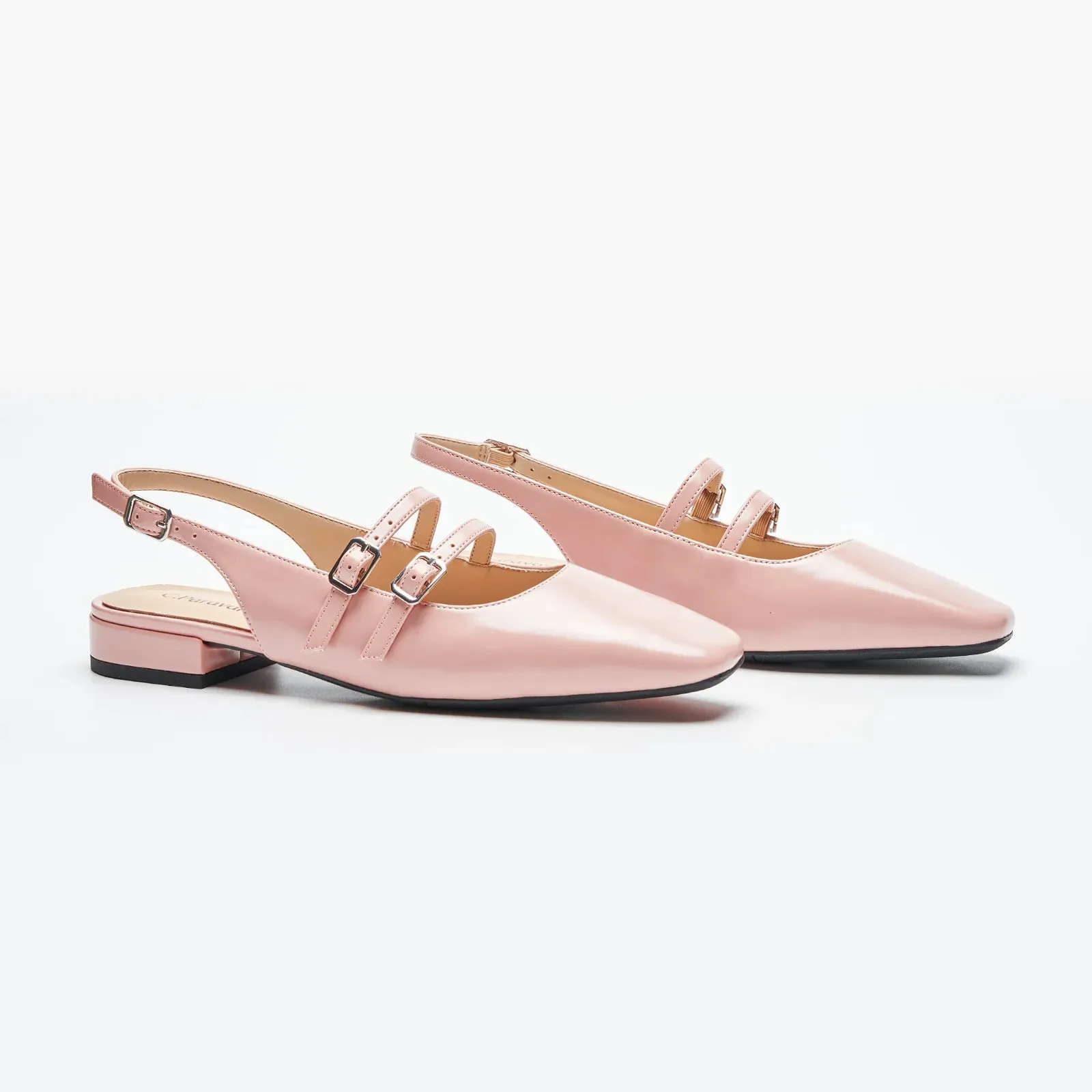 Double-Straps Slingback Mary Jane (Alyssa S