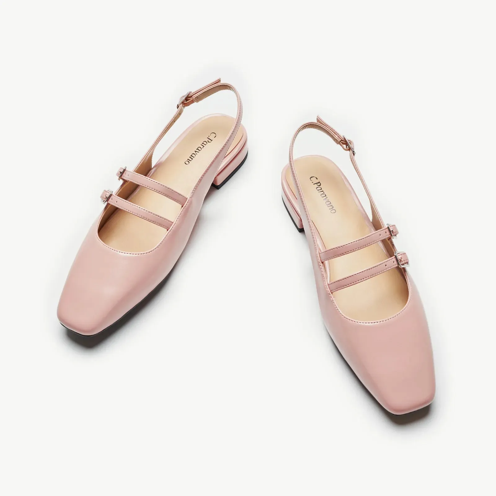 Double-Straps Slingback Mary Jane (Alyssa S